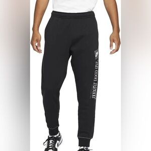 Nike Sportswear JDI Black Fleece Jogger Sweatpants Large